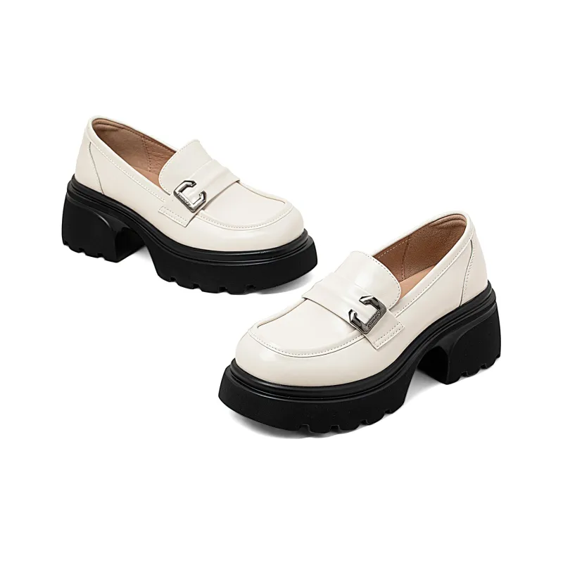 COMELY Loafers Women's Black/Ecru-2