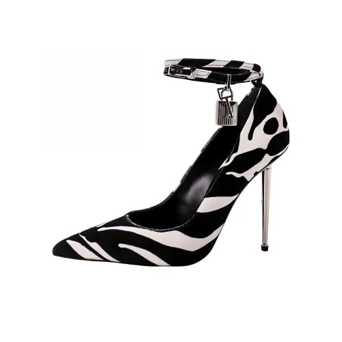 TOM FORD Zebra-print 120mm Leather Pumps