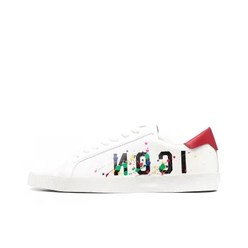DSQUARED 2 Cassetta Low-Top Stylish Skateboarding Shoes Men's White