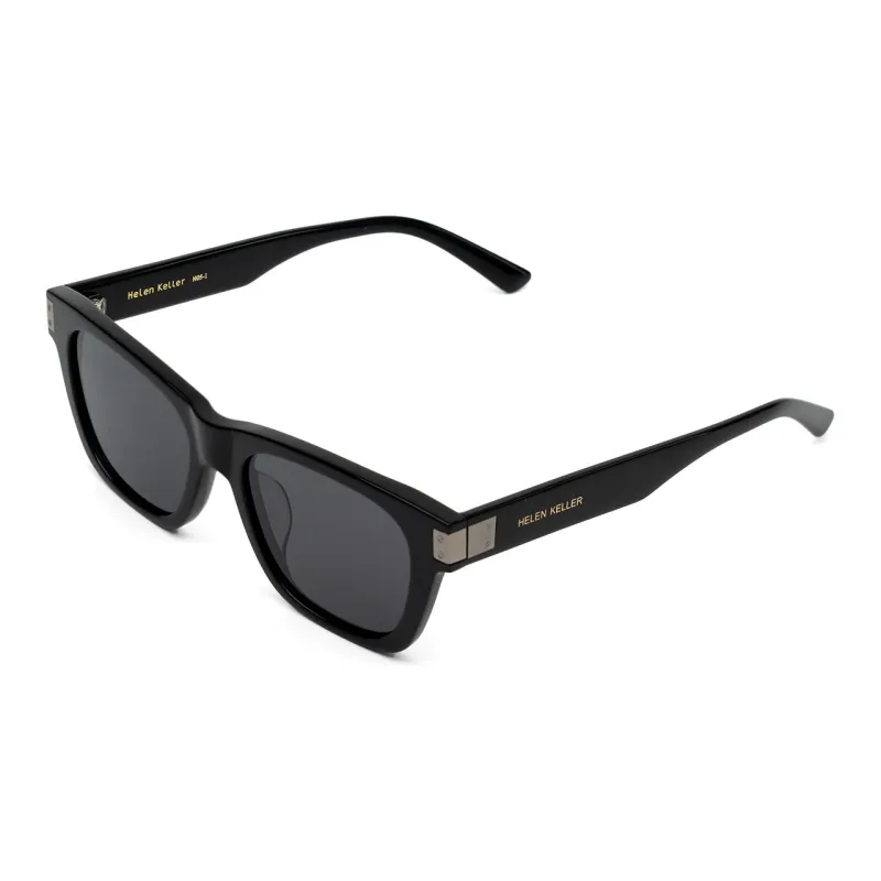 HELEN KELLER Plate Frame Square Sunglasses Unisex-4