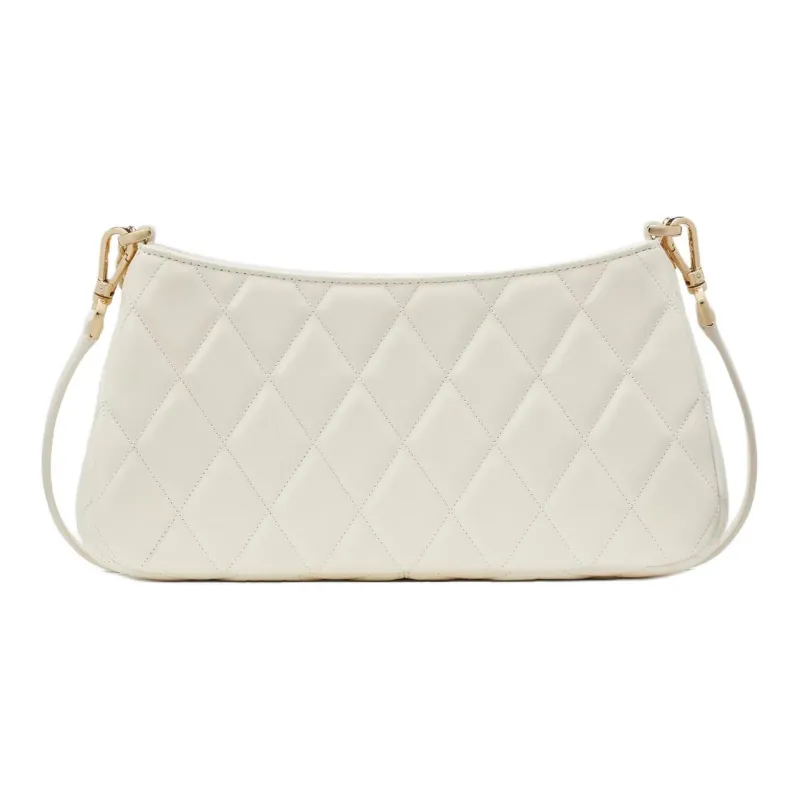 Kate Spade Leather Shoulder Bag Crossbody Bag Women's White-3