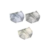 M1078-G Set-Refreshing Naked Feel-Blue+Silver White+Yellow (3 Pack)