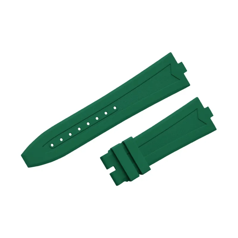 VAGENARI Rubber Strap Compatibility Jaeger-LeCoultre Master Geographic 4500V 5500V 7900V Watch Band Unisex-4