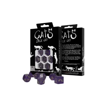 Q WORKSHOP CATS Dice Set Purrito Board Games