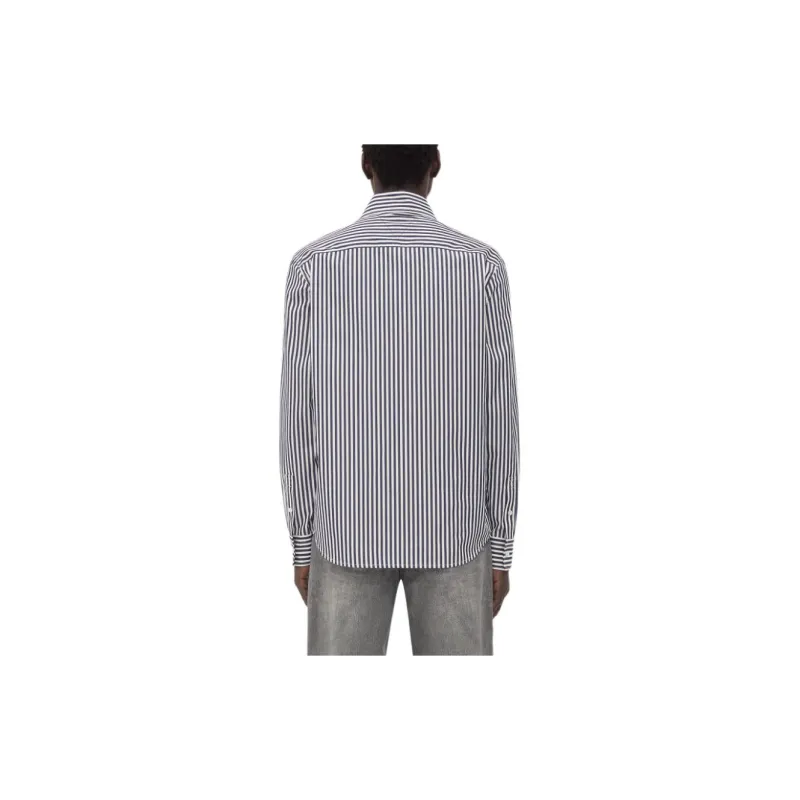 Bottega Veneta Striped Patterned Shirt-1