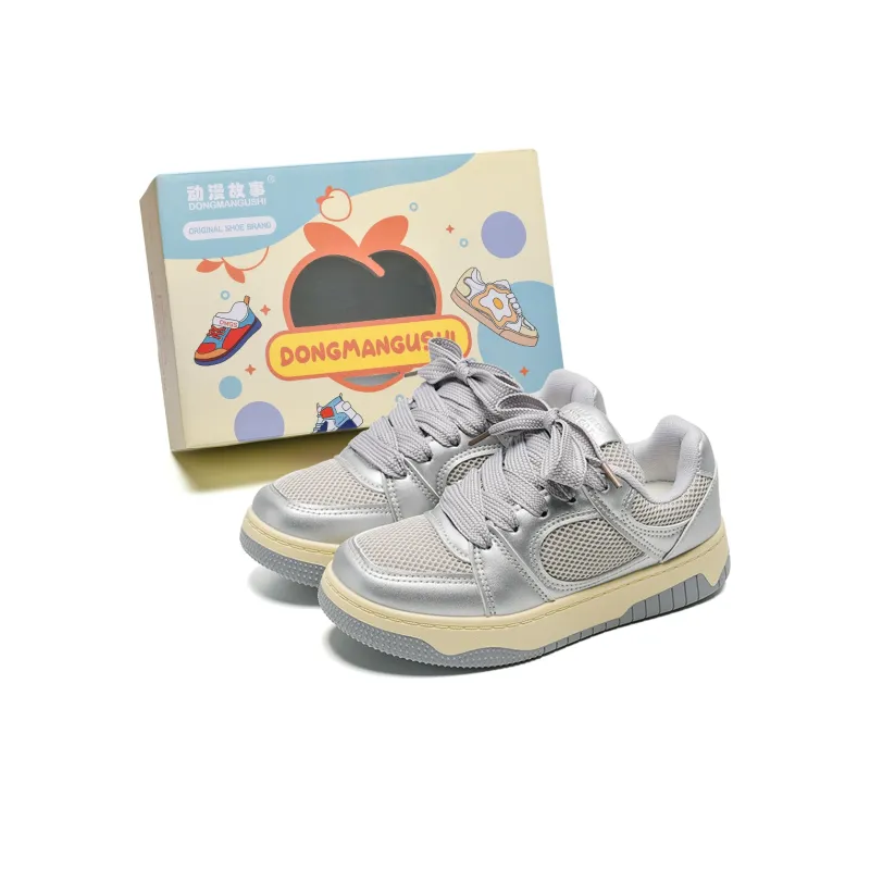 Anime Story Low Top Skateboard Shoes Women's-10