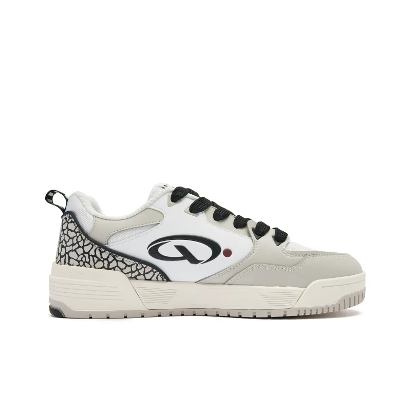 QIAODAN Qi Cheng 4.0 Skateboard Shoes Men Low Top Jordan White Pumice-1