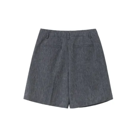 OVV Casual Shorts Women's Denim Blue Solid Color 06-1
