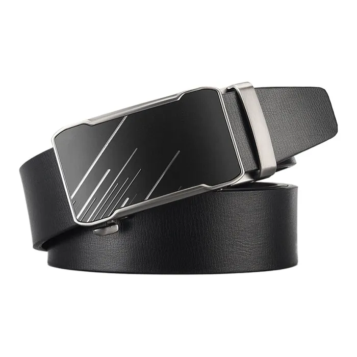 CARTELO Cow Split Leather Belts Men's Width 3.3cm-3