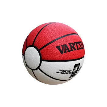 Vartsing Microfiber Leather Basketball Dreamy Red White Size 7 Training Unisex