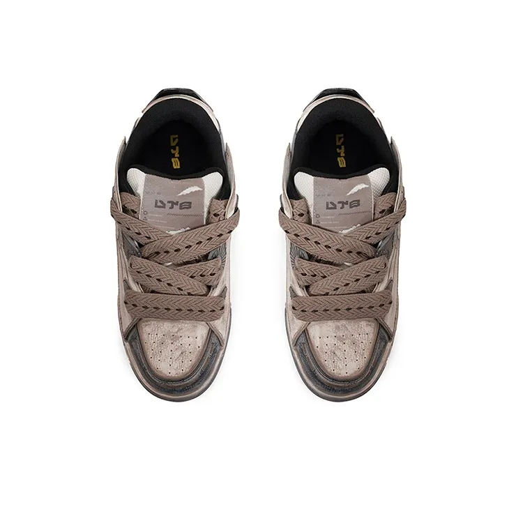 U.T.B Horizon001 Trailblazer Series Abrasion Resistant Low Top Skateboard Shoes Unisex Sand Dune-3