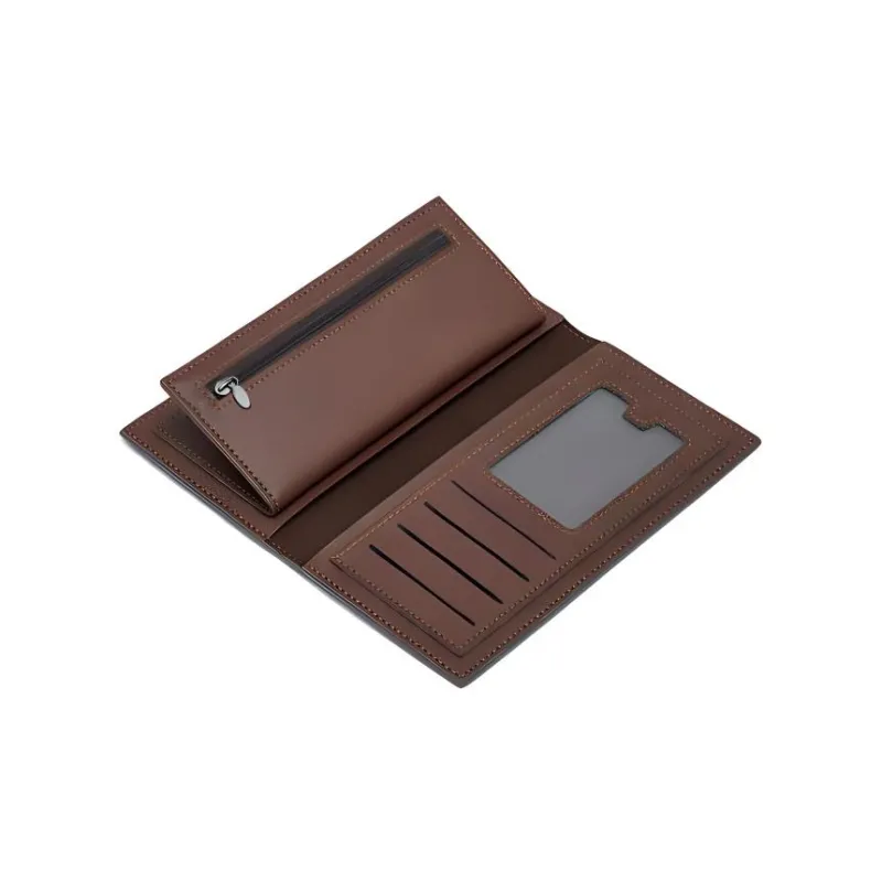CNOLES Synthetic Leather Wallets Clutches Small Size Men's Dreamy Gray-4