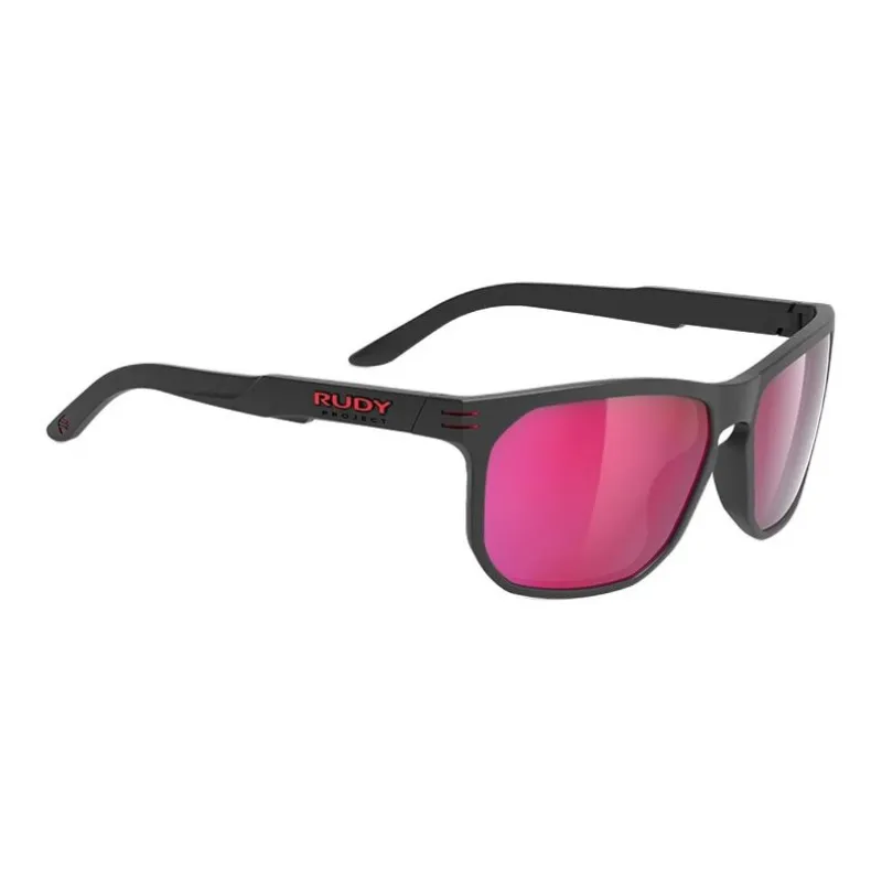 RUDY PROJECT TR/Memory Plastic Irregular Shape Sunglasses Unisex Black-1