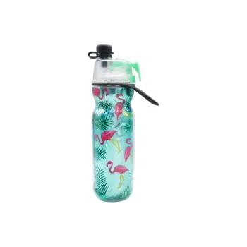 O2COOL Outdoor Water Equipment Water Cup Plastic 590ml Flamingo