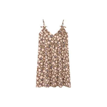 Flowers In Water Nightgown Women's Multicolor