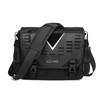 OZUKO Oxford Shoulder Bag Unisex Multicolor