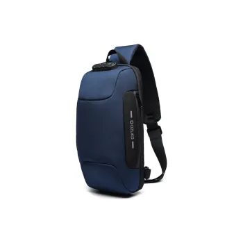 OZUKO Oxford Shoulder Bag Unisex Multicolor