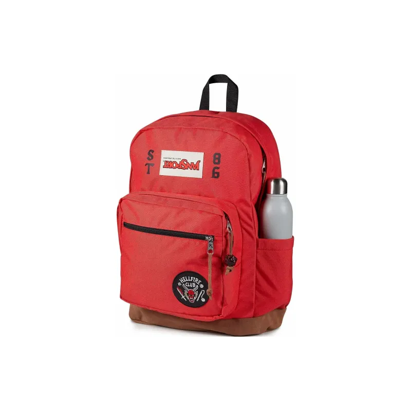 JanSport Netflix STRANGER THINGS Stranger Things Collaboration Nylon Backpack Men's Red-3