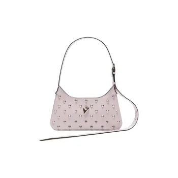 Acne Studios Platt Series Soft Wrinkle Leather Portable Crossbody Bag Shoulder Bag Mini Women's Light Pink