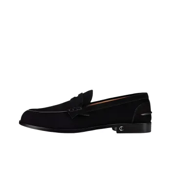 Christian Louboutin No Penny Leather Loafers