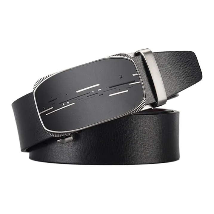 CARTELO Cow Split Leather Belts Men's Width 3.3CM-3