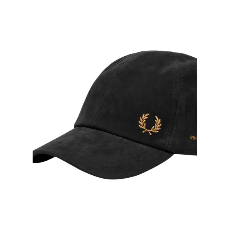 FRED PERRY Viscose Baseball Caps Men's Black-2