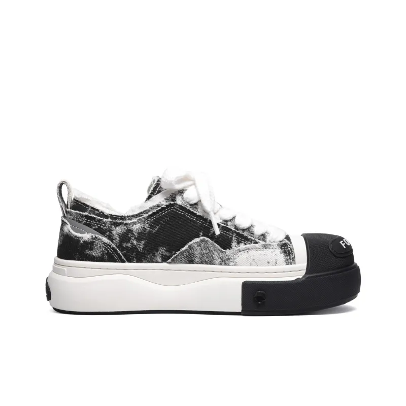 UNNAMED FORCES Skateboard Shoes Unisex Low Top White-1