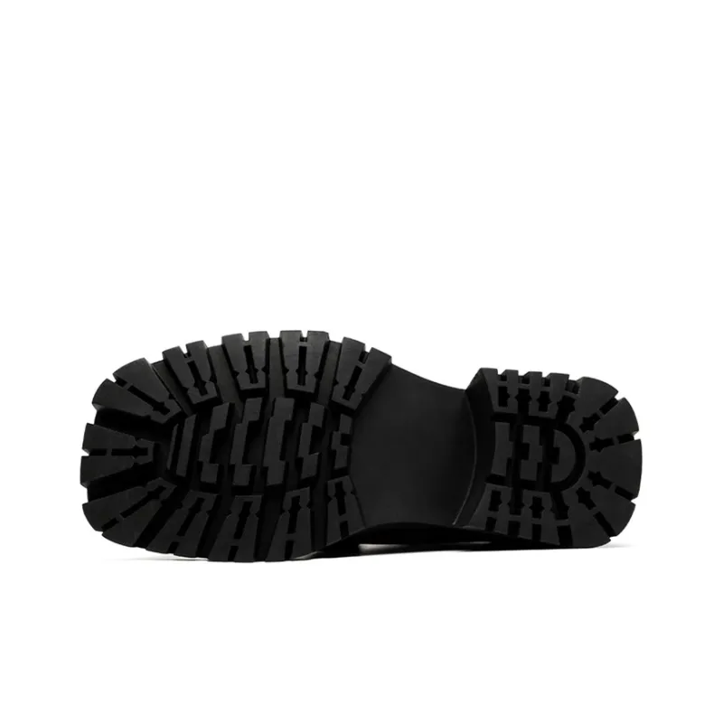 Lady's House Dress Shoes Men's Black-5