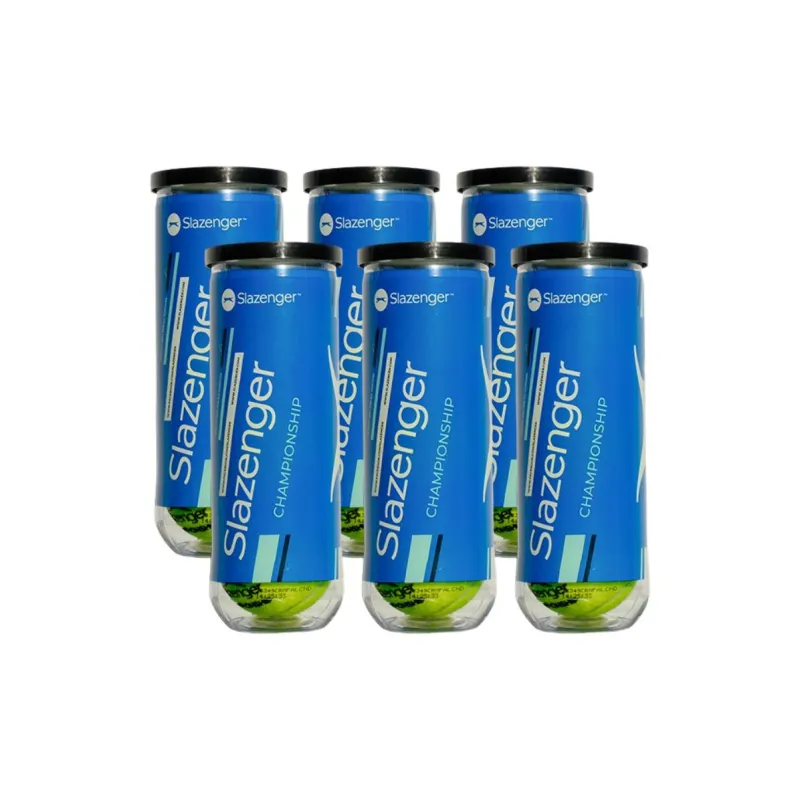 Slazenger CHAMPIONSHIP Tennis Balls Wool, Cotton, Polyester Training Ball Indoor Training Ball Yellow Green-3