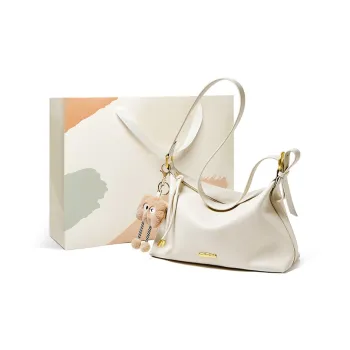 15 MINS Cow Leather Shoulder Bag Crossbody Bag Tote Large Size Women's Multicolor