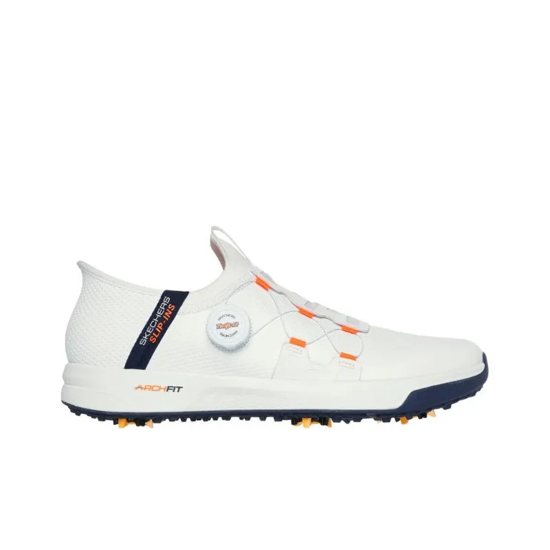 Skechers Go Golf Cushioned Anti-Slip Wear-Resistant And Water-Resistant Low-Top Golf Shoes Men's White-1