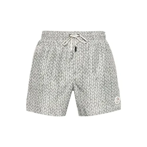 GIORGIO ARMANI Beach Shorts Men Gray