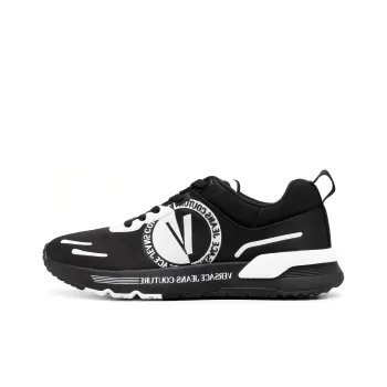 VERSACE JEANS Low Top Casual Shoes Men's Black