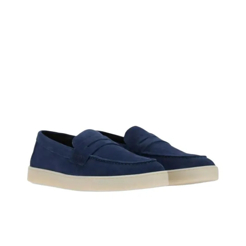 Canali Loafers Men Blue-2
