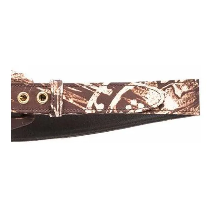 Oscar De La Renta Abstract-print Buckle Belt-2
