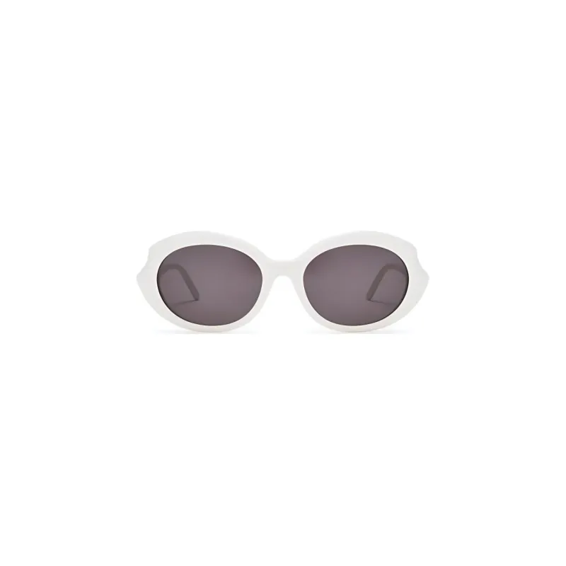 LOEWE Oval Sunglasses Women's White-1