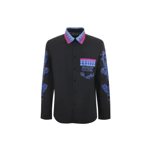 VERSACE JEANS Shirts Men Black