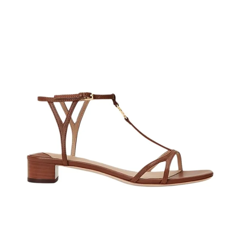 LAUREN RALPH LAUREN Fallon Strap Sandals Women's Tan-1
