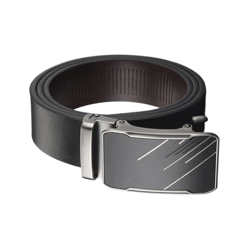 CARTELO Cow Split Leather Belts Men's Width 3.3cm-1