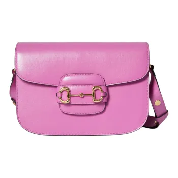 GUCCI Horsebit 1955 Leather Handbag, Shoulder Bag Women's