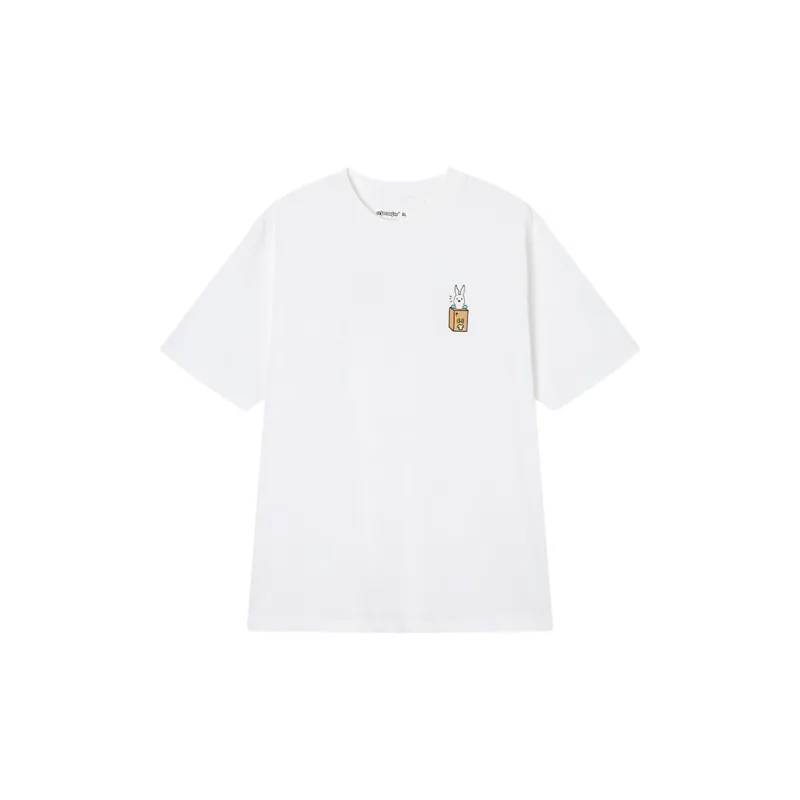 NPC Printed Short Sleeved T Shirts Trendy Loose Fit Unisex-1