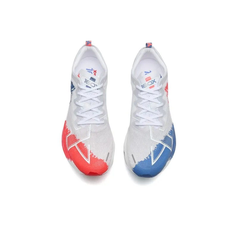 XTEP 160X 5.0 PRO Running Shoes Men Low Top New White/Sunlight Blue/Laser Red-4