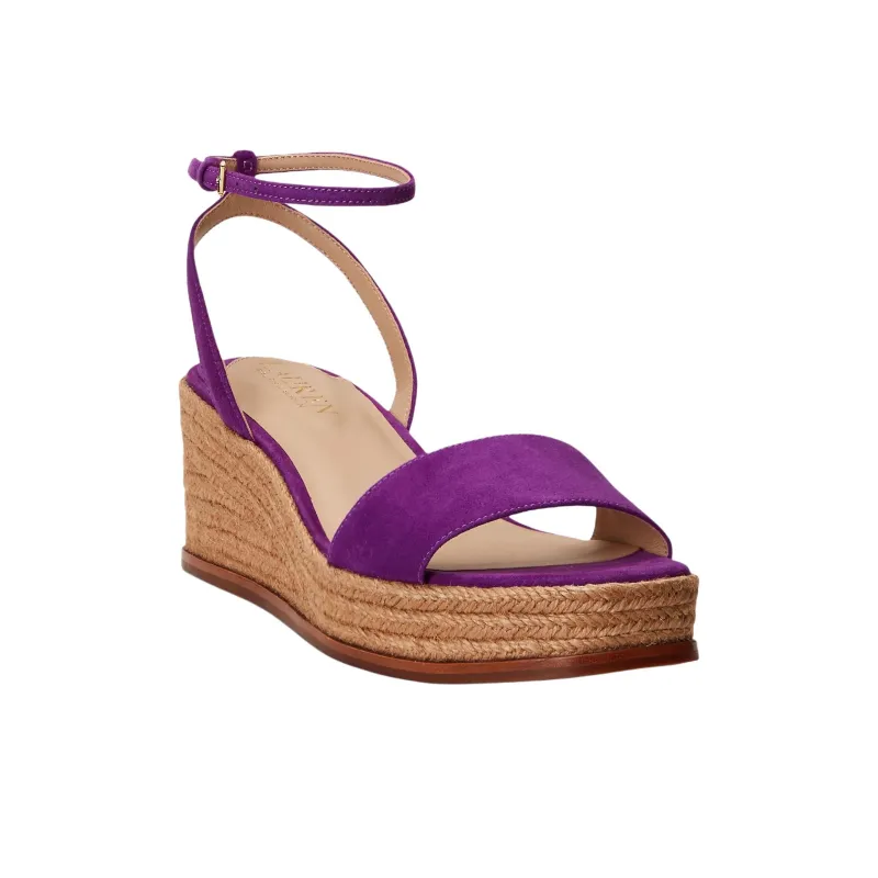 LAUREN RALPH LAUREN Leona Strap Sandals 3.5cm Women's Purple-3