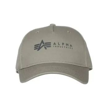 Alpha Industries Cotton Baseball Caps Men's Beige