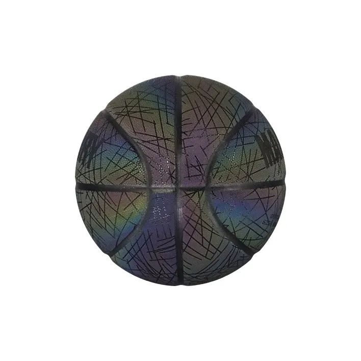 MARBURY Reflective Luminous Series Synthetic Leather Basketball Starry Sky Rainbow Size 7 Training-5