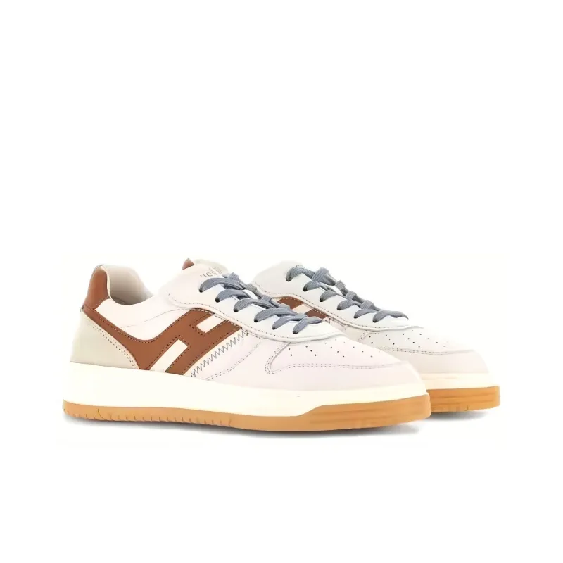 HOGAN Logo Patch Lace-Up Sneakers Women's-1