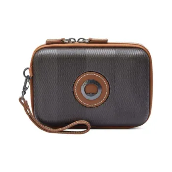 DELSEY Polycarbonate Crossbody Bag Unisex Brown
