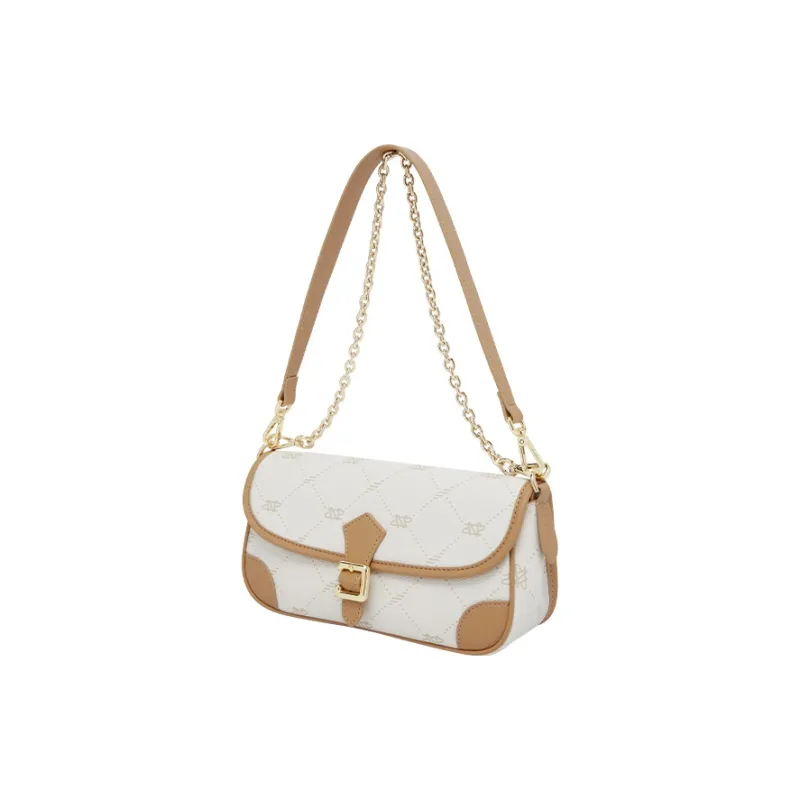 JONBAG PVC Shoulder Bag Handbag Crossbody Bag Shoulder Bag Women's Vintage Almond-1