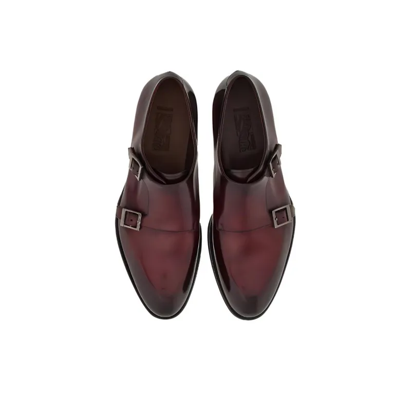 FERRAGAMO Tramezza Dress Shoes Men's Brown-4