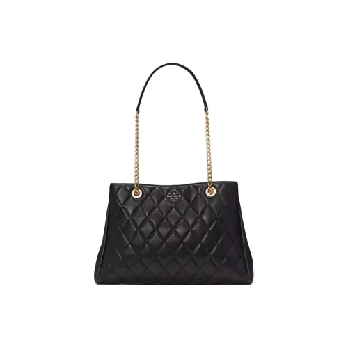 Kate Spade Leather One Shoulder Handbags Women's Black